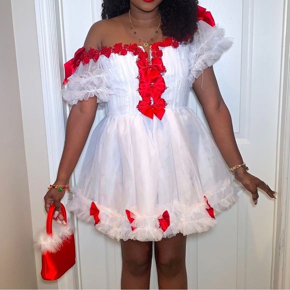 DollsKill WINTER ROSE MINI DRESS - Picture 1 of 6